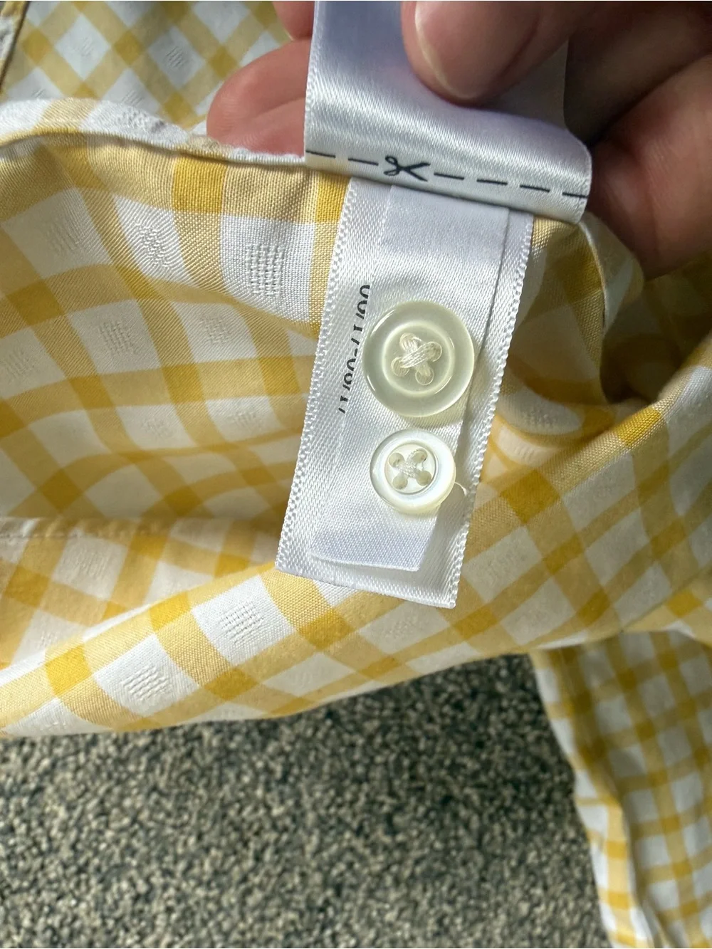 Banana Republic Men’s Button Down Collared Dress Shirt Camden Fit Large Tall